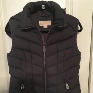 Michael Kors Gray Puffer Vest